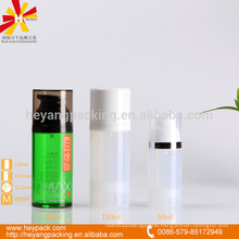 50ml 110ml PP PETG material clear plastic bottles